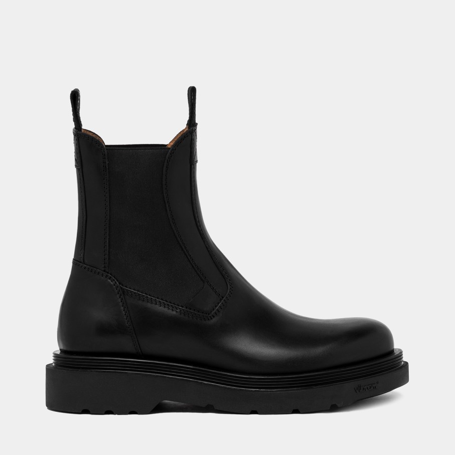 Men'S BUTTERO | Buttero Chelsea Storia Boots In Black Leather B9774Mots-Ug1/01-Nero