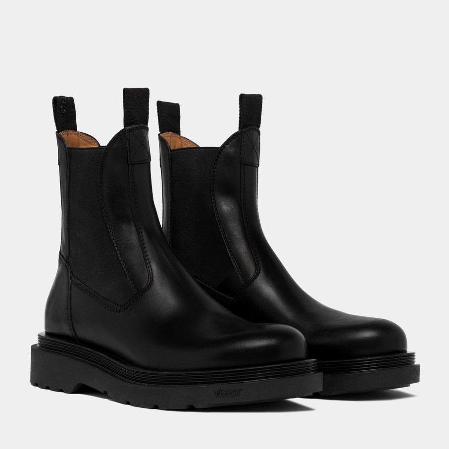 Men'S BUTTERO | Buttero Chelsea Storia Boots In Black Leather B9774Mots-Ug1/01-Nero