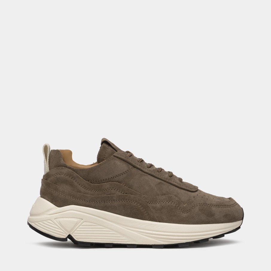 Women'S BUTTERO | Buttero Vinci Sneakers In Tobacco Brown Suede B10050Gorh-Ug1/06-Tabacco