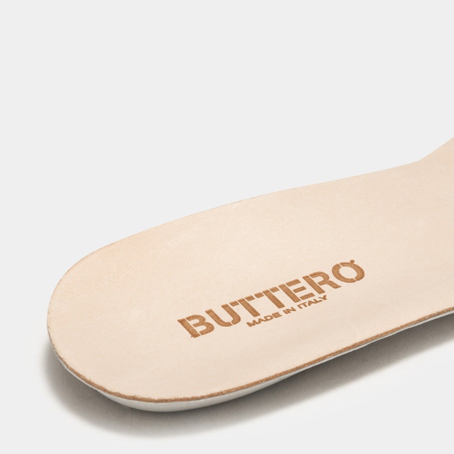 Accessories BUTTERO | Buttero Storia Leather Insole For Men Soletto Cuoio Storia Uom-Cuoio