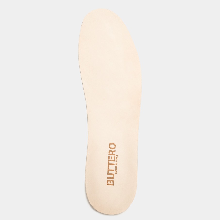 Accessories BUTTERO | Buttero Carrera Insole In Natural Leather For Men Soletto Cuoio Carrera Uo-Cuoio