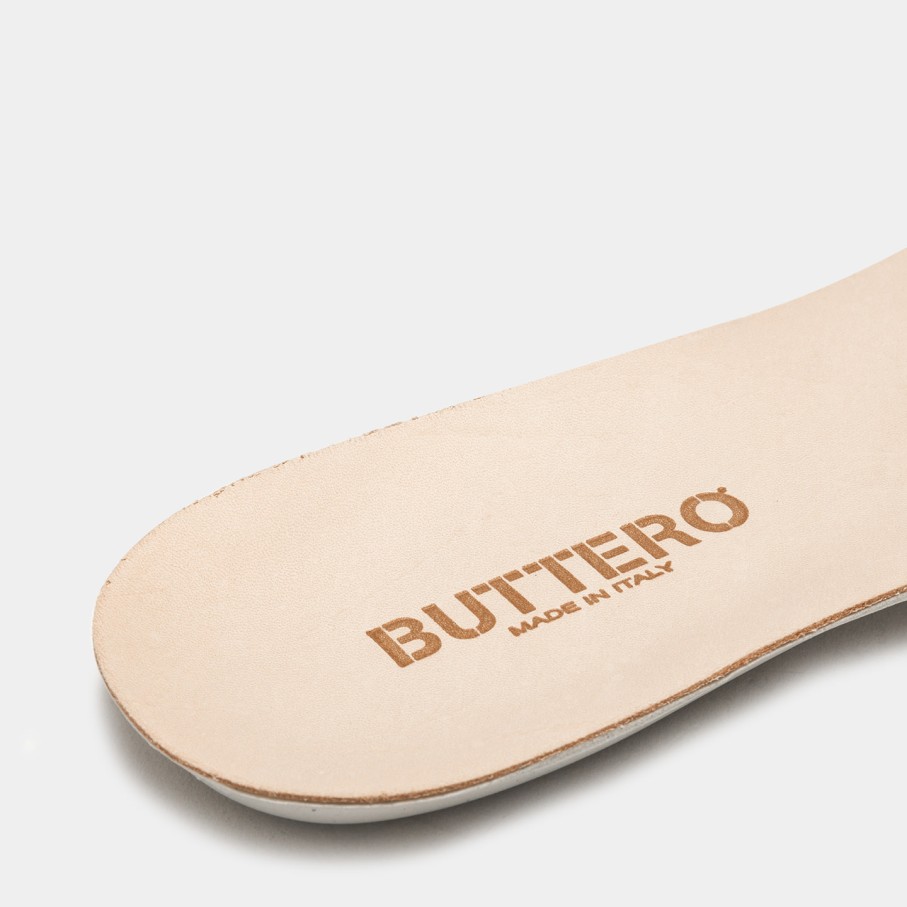 Accessories BUTTERO | Buttero Carrera Insole In Natural Leather For Men Soletto Cuoio Carrera Uo-Cuoio