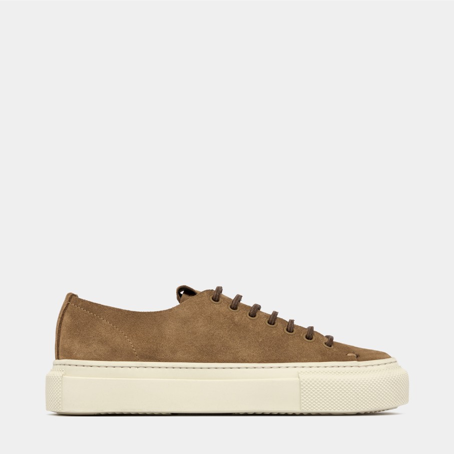 Men'S BUTTERO | Buttero Tanina Sneakers In Copper Brown Suede B10380Gorh-Dg1/77-Rame