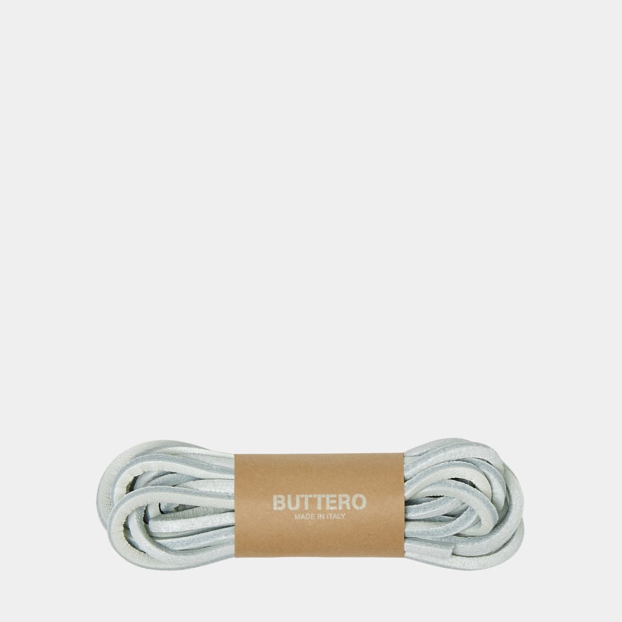 Accessories BUTTERO | Buttero Leather Laces Color White St-Strq-Bianco