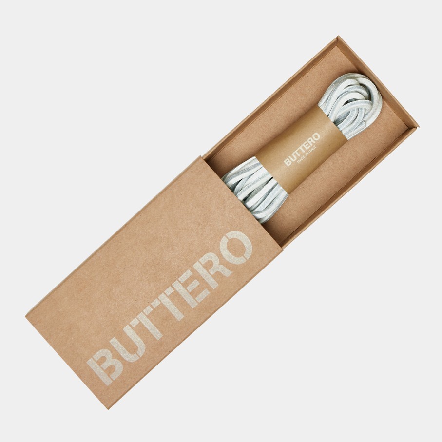 Accessories BUTTERO | Buttero Leather Laces Color White St-Strq-Bianco