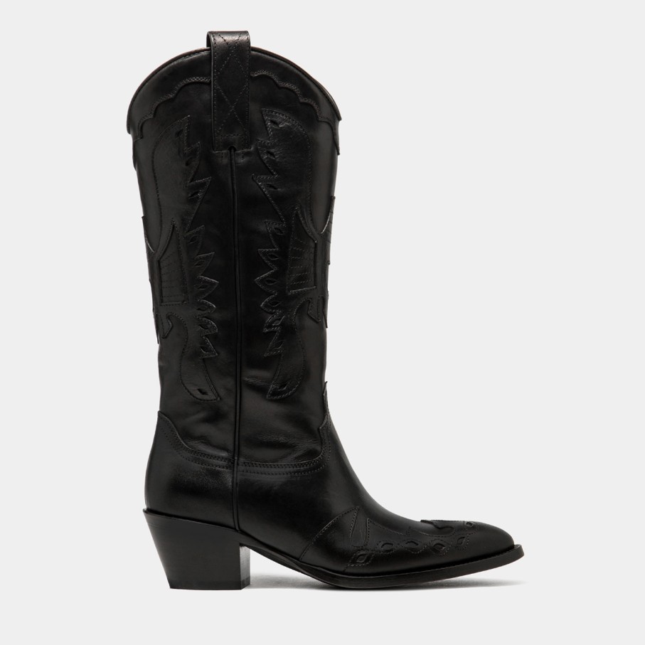 Women'S BUTTERO | Buttero Archive Arizona Durango Boots Btr209Mai-Dc1/01-Nero