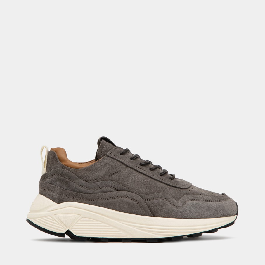 Men'S BUTTERO | Buttero Vinci Sneakers In Taupe Gray Suede B10050Gorh-Ug1/21-Taupe