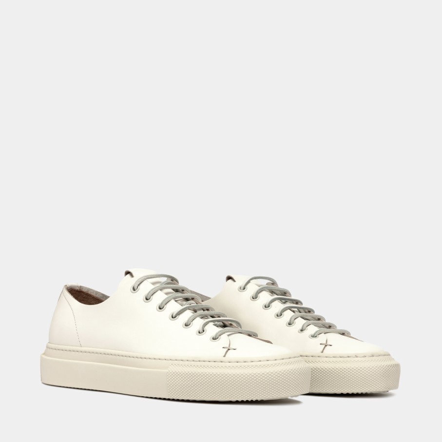 Men'S BUTTERO | Buttero Tanina Sneakers In White Leather B10380Rous-Dg1/02-Bianco