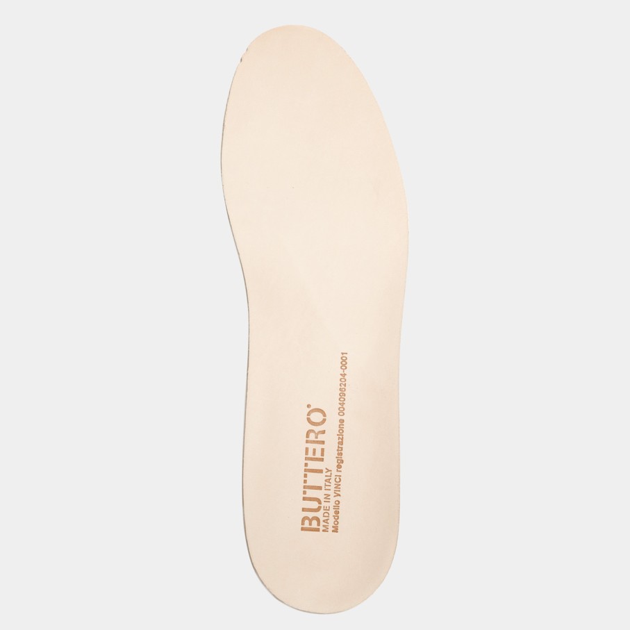 Accessories BUTTERO | Buttero Vinci Insole In Natural Leather For Women Soletto Vinci Donna-Cuoio