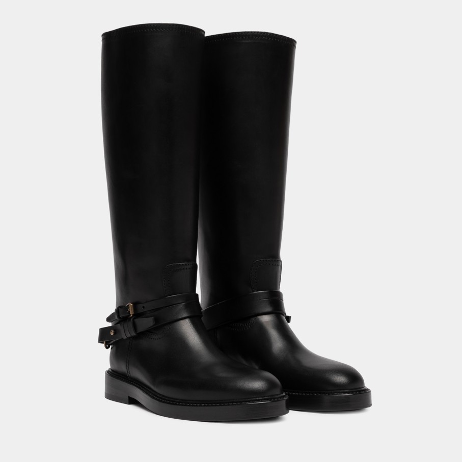 Women'S BUTTERO | Buttero Laydee Boots In Black Leather B10670Etru-Dg1/01-Nero