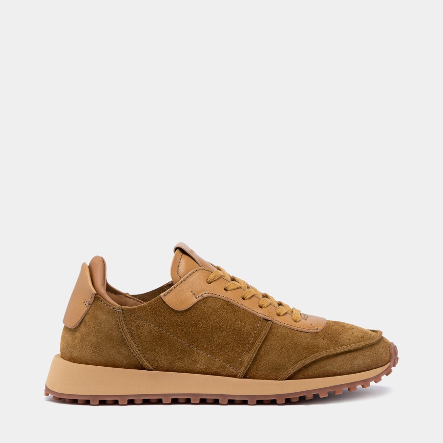 Men'S BUTTERO | Buttero Futura Sneakers In Curry Yellow Suede B10520Vard-Ug1/D-Curry