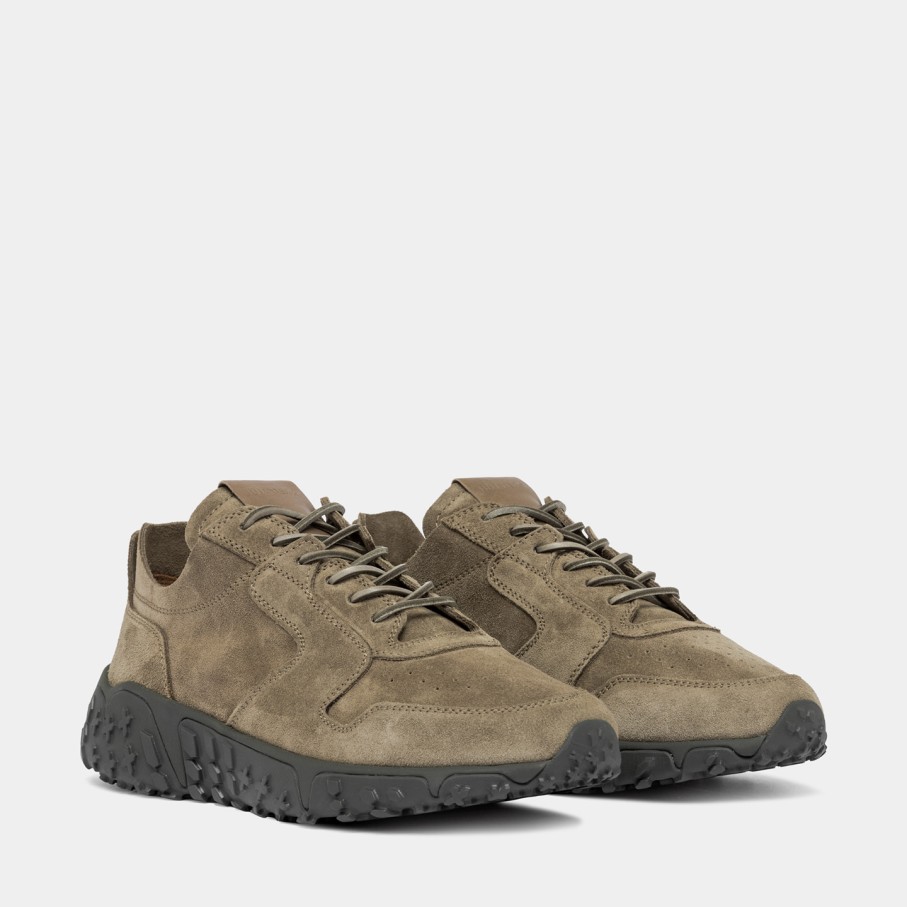 Men'S BUTTERO | Buttero Vinci X Sneakers In Lead Gray Suede B10540Gorh-Ug1/72-Lead