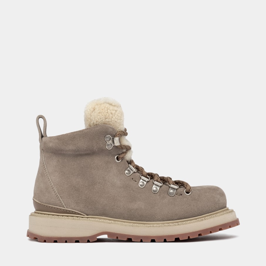 Women'S BUTTERO | Buttero Alpi Trekking Boots In Coconut Brown Suede B10660Varb-Dg1/B-Coconut