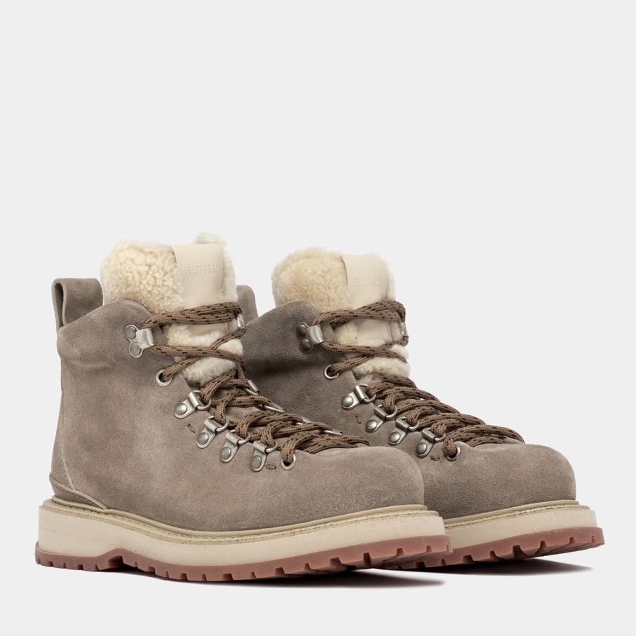 Women'S BUTTERO | Buttero Alpi Trekking Boots In Coconut Brown Suede B10660Varb-Dg1/B-Coconut