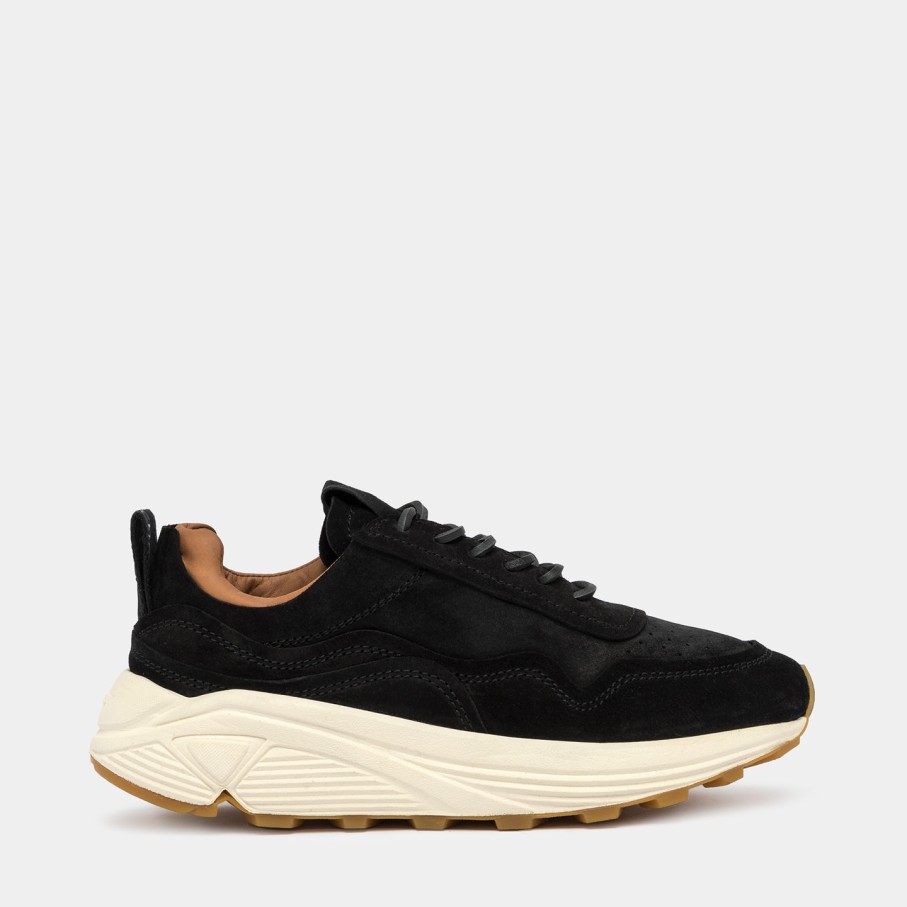 Women'S BUTTERO | Buttero Vinci Sneakers In Black Suede B9901Lig-Dg1/01-Nero