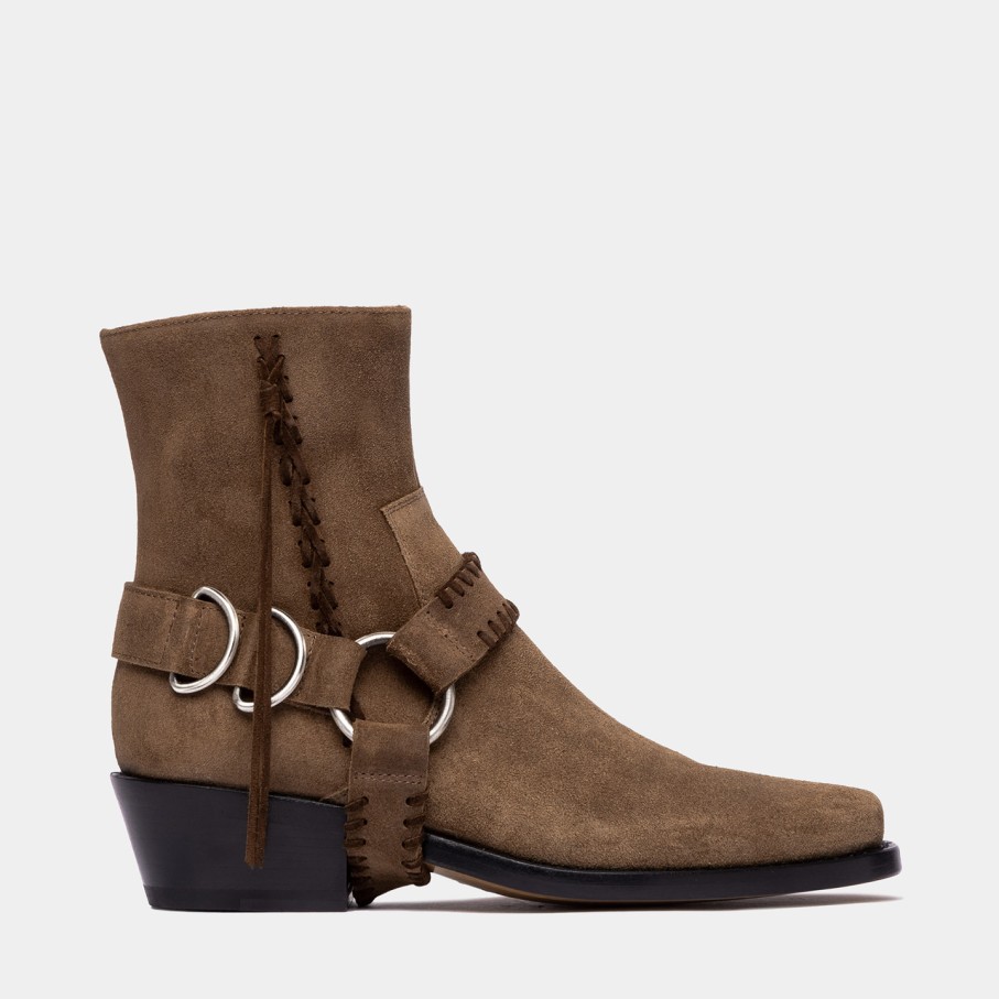 Women'S BUTTERO | Buttero Dalton Boots In Brown Suede B10120Palig-Dc1/27-Snuff