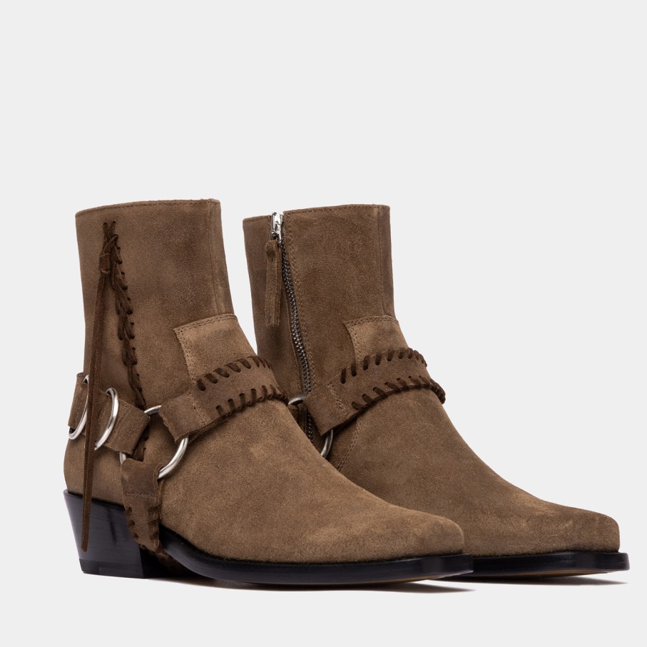 Women'S BUTTERO | Buttero Dalton Boots In Brown Suede B10120Palig-Dc1/27-Snuff