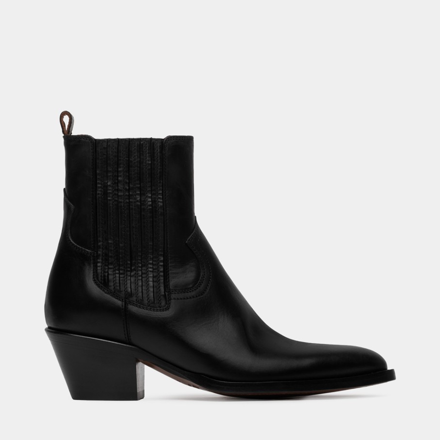 Women'S BUTTERO | Buttero Annie Boots In Black Leather B10190Cerat-Dc1/01-Nero