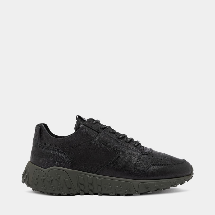 Men'S BUTTERO | Buttero Vinci X Sneakers In Black Leather B10540Motsm-Ug1/01-Nero