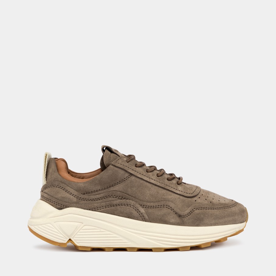 Women'S BUTTERO | Buttero Vinci Sneakers In Coconut Brown Suede B9901Lig-Dg1/25-Cocco