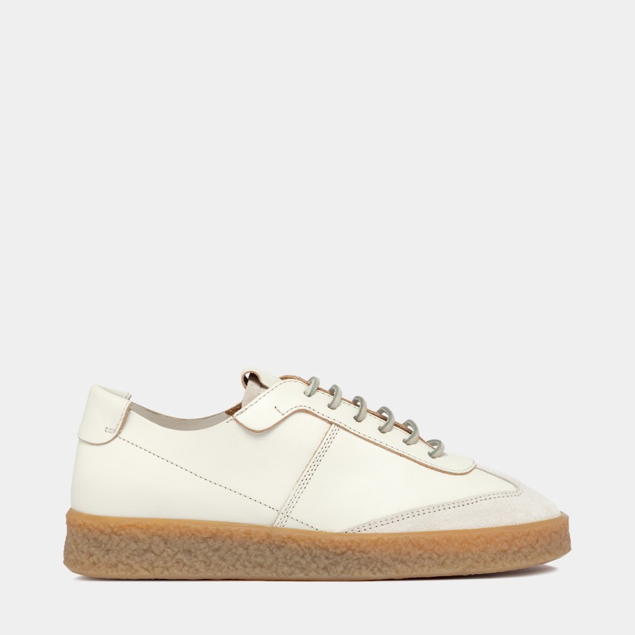 Women'S BUTTERO | Buttero Crespo Sneakers In White Leather B10600Vara-Dg1/A-Bianco