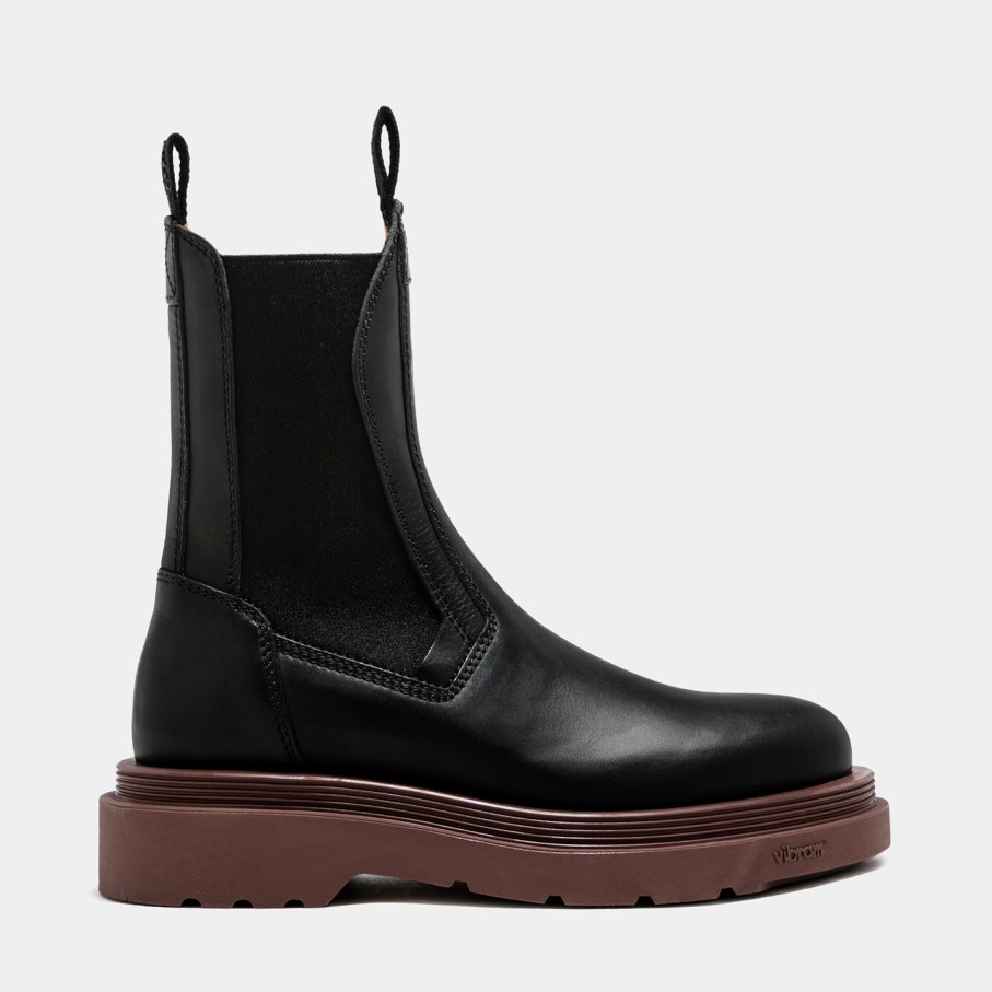 Women'S BUTTERO | Buttero Storia Chelsea Boots In Black Leather B9660Vard-Dg1/01-Nero