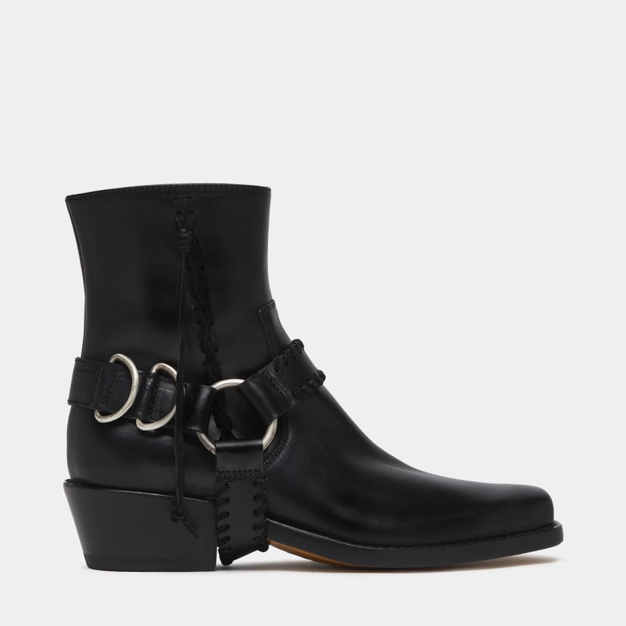 Women'S BUTTERO | Buttero Dalton Boots In Black Leather B10120Vara-Dc1/A-Nero