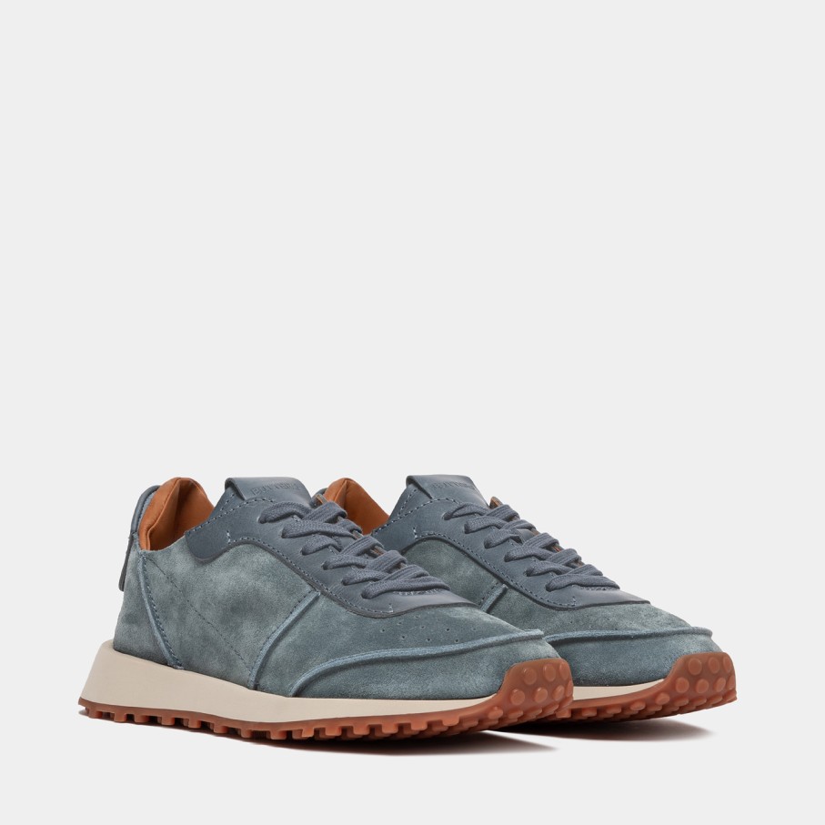 Women'S BUTTERO | Buttero Futura Sneakers In Air Force Blue Suede B10520Varb-Ug1/B-Aviat